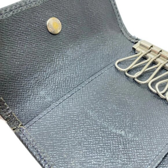 Auth LOUIS VUITTON Multicles 6 M30532 Ardoise Taiga - CA1003 Key Case - Picture 6 of 12